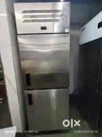 2door vertical refrigerator stainless steel