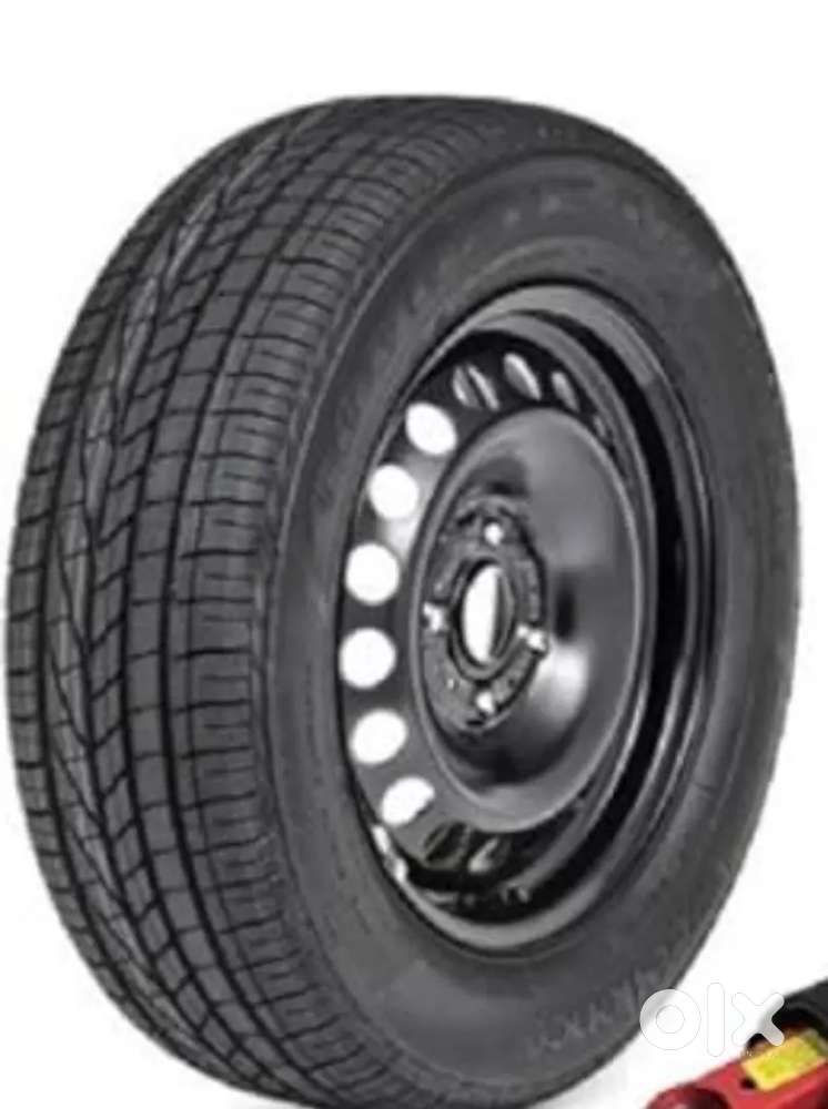 Swift car wheel with tyre