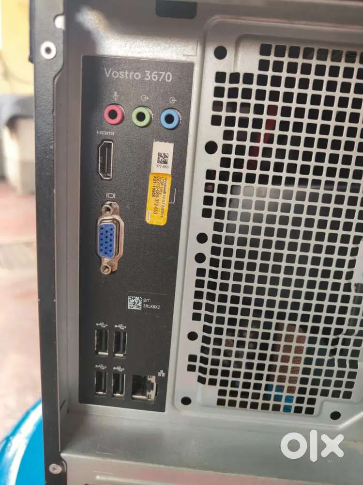 Dell vostro 3670 cpu i3 8th gen. 8 gb ram, 1 tb hdd,  packed key bord