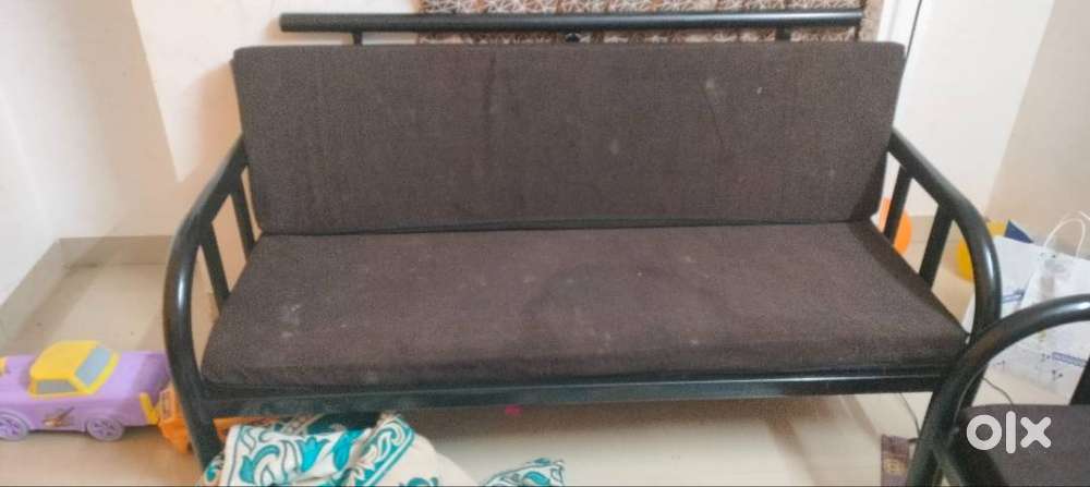 Sturdy Metal Sofa for Sale – Good Condition, Price Negotiable