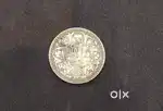 1 RUPEES 1941 SILVER COIN HALF