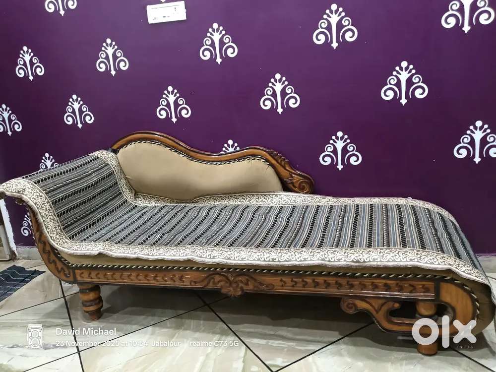 Couch cum Sofa teak wood SAGAUN