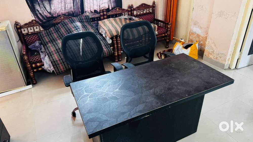 STUDY TABLE WITH TWO CHAIRS