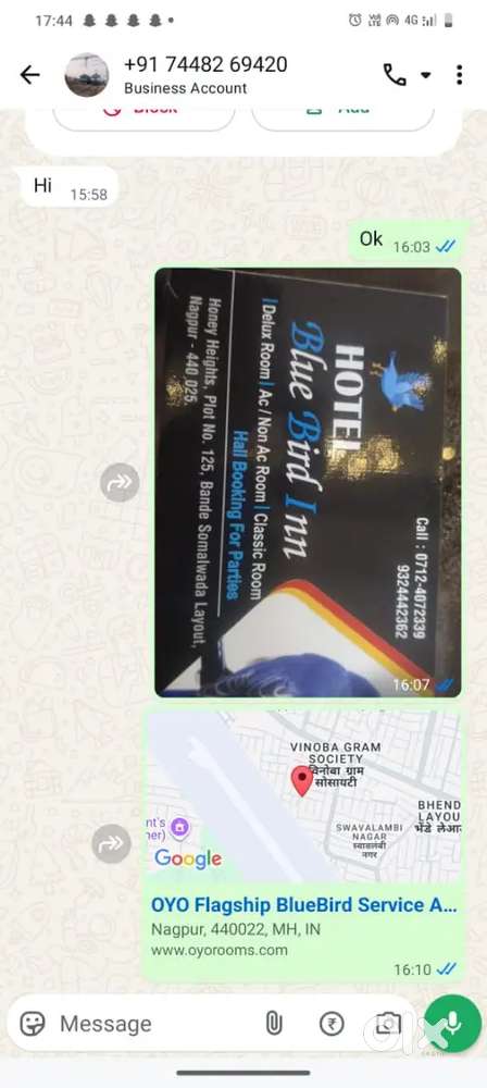 housekeeping and reception