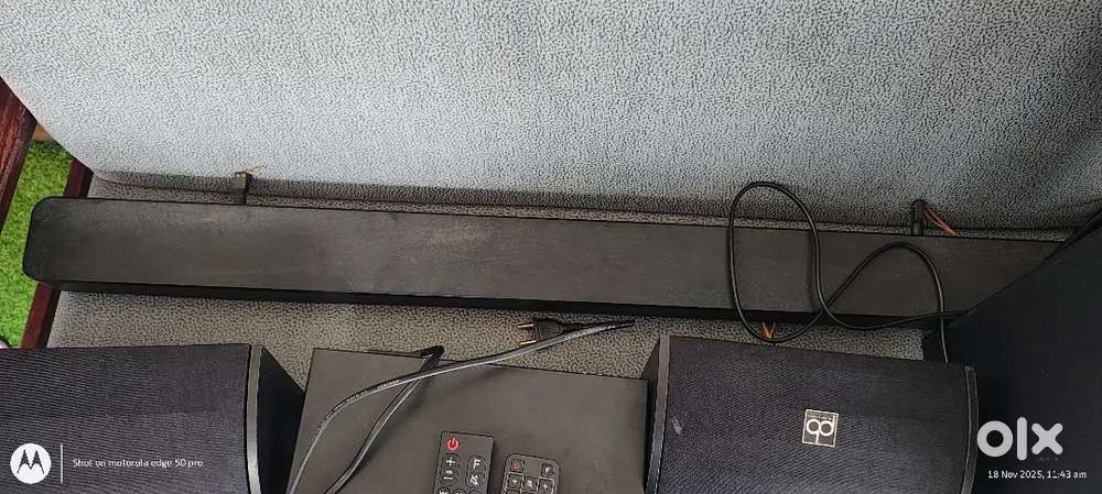 LG sound bar and 2.1 home theatre