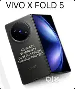 VIVO X FOLD 5 (2) YEARS WARRANTY AND (1) YEAR SCREEN DAMAGE PROTECTION