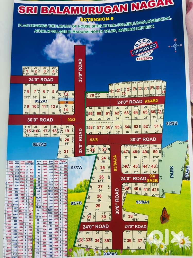 Low Budget Plot for sale at Adhalai