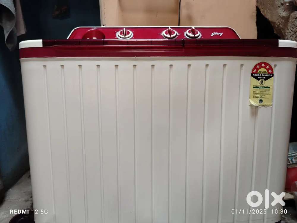 Godrej semi automatic washing machine new condition