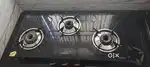 Glass Top 3 Burner Stove with 2 years Warranty