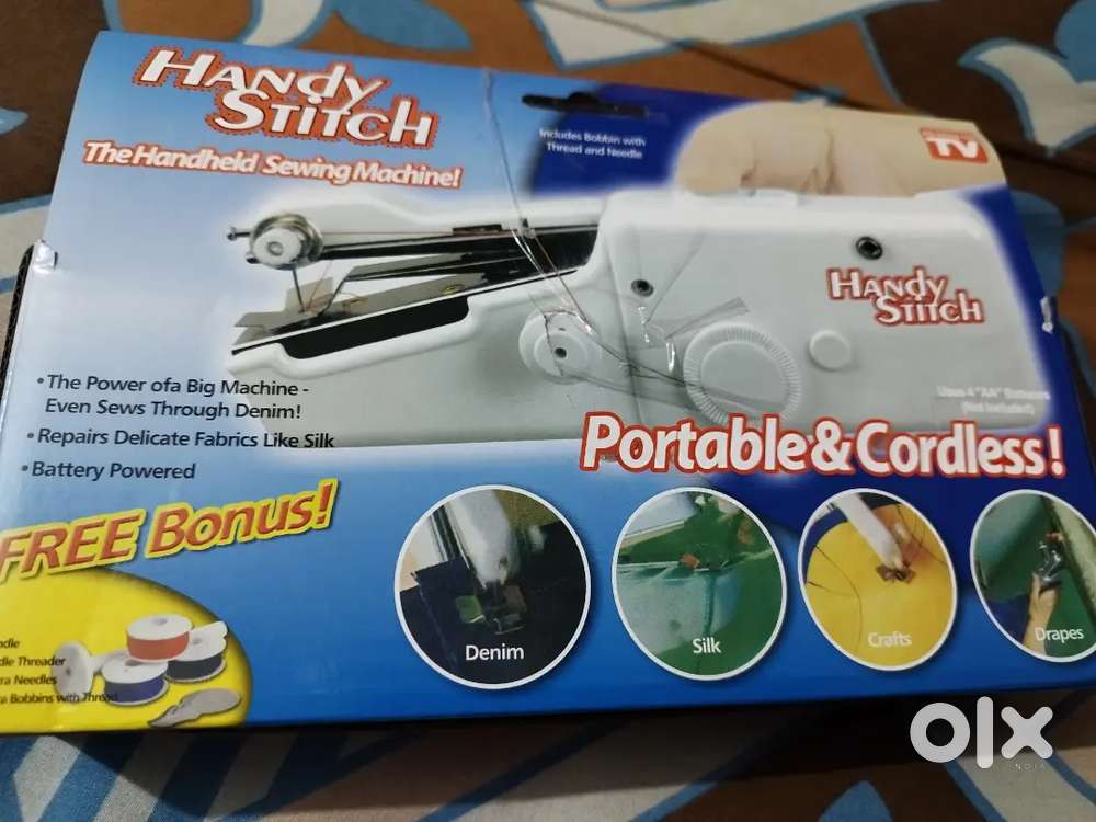 Handheld sewing machine
