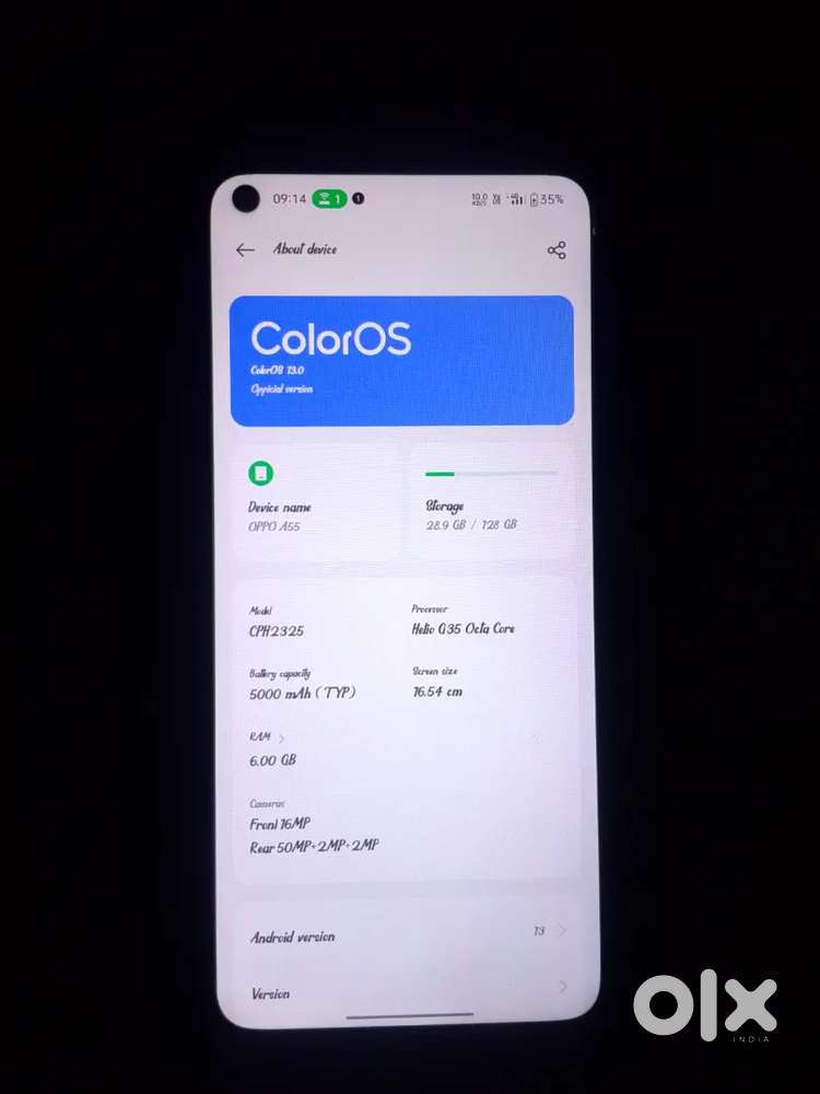 oppo A55 good condition