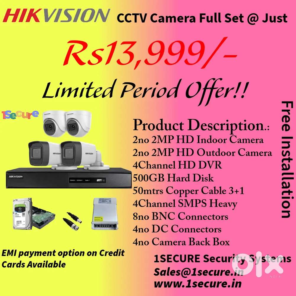 Hikvision CCTV Camera Full Set