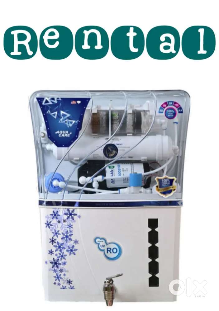 Water purifier available on rent
