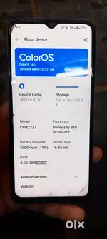 Oppo k10 8 128 original charger available
