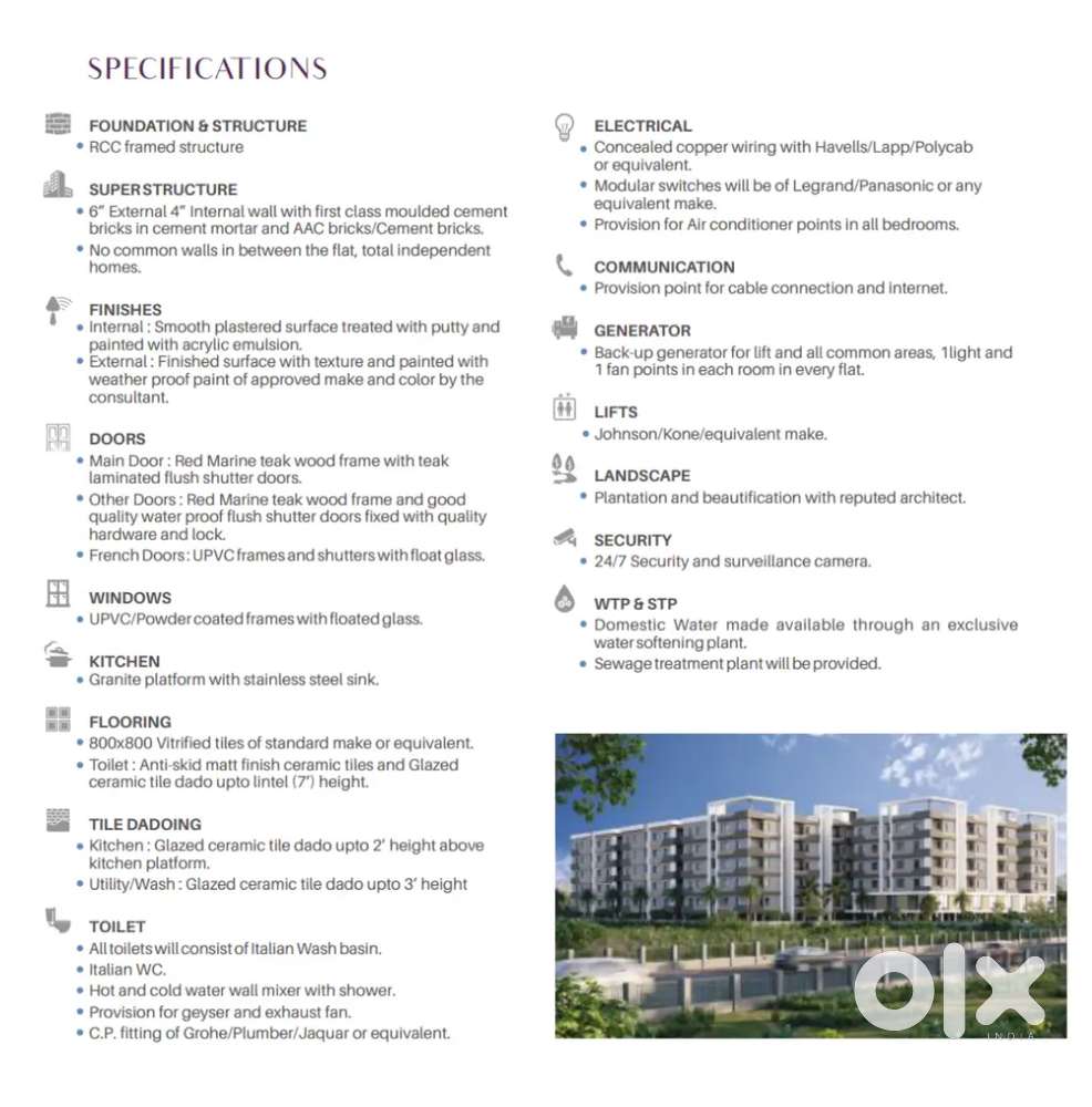 36L to 39L Your Dream Home waits @ All facing Flats available