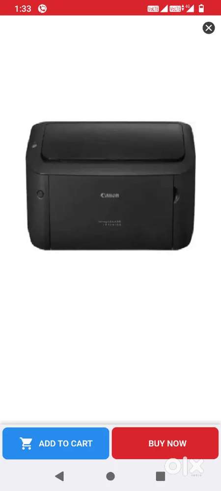 Urgent sale karna hai printer canon ka black printer