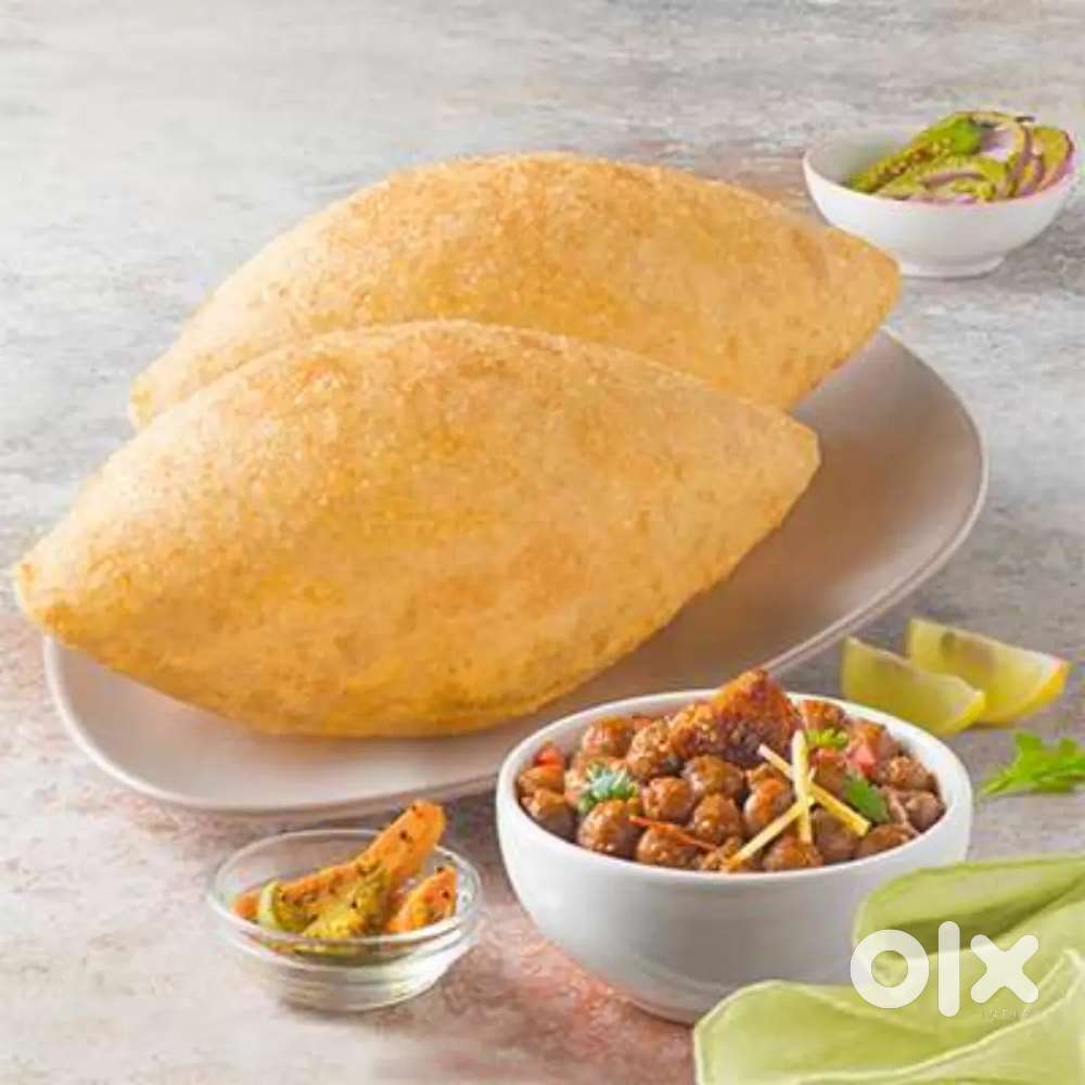 Chef chole bhature, samose