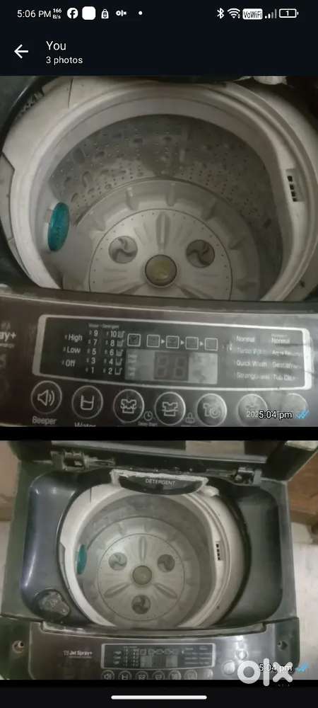 Samsung fully atomataic top load machine