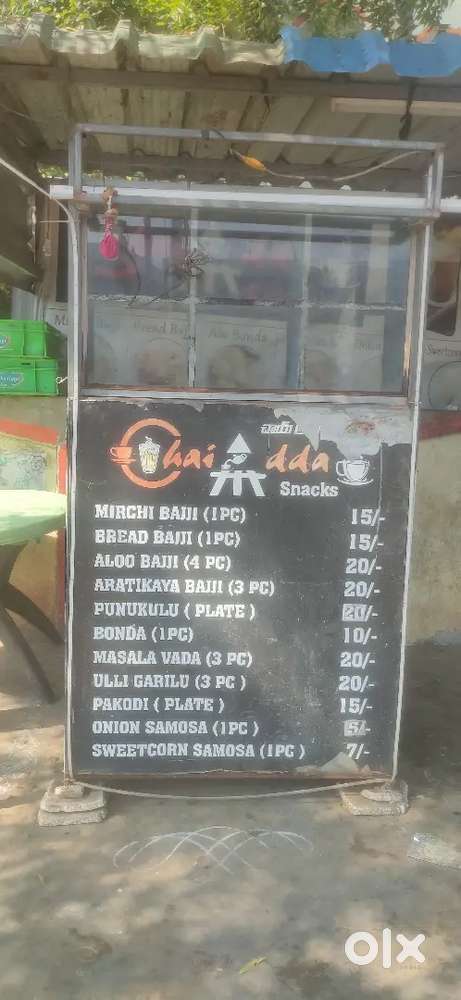 Evening snacks counter