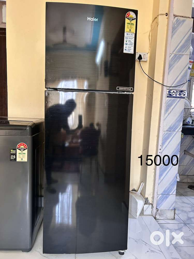 Haier double door fridge 258 litre in excellent condition