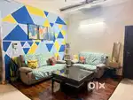 2BHK Spacious Furnished Flat Available For Rent.
