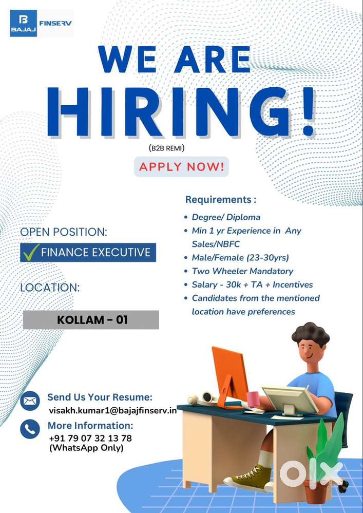 Finance Executive - Retail EMI ( Bajaj Finance Limited)