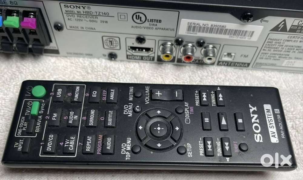 Sony 5.1 Ch Home Theatre Centre