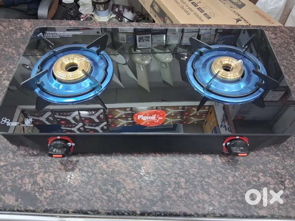 Pigeon 2 Burner Toughened Glass Cooktop