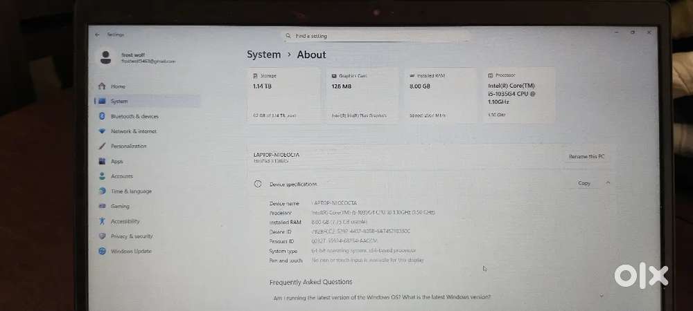 Lenovo laptop