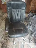 Iron sofa and revolving office chair