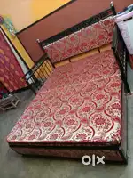 Wrought iron queen size sofa cum bed