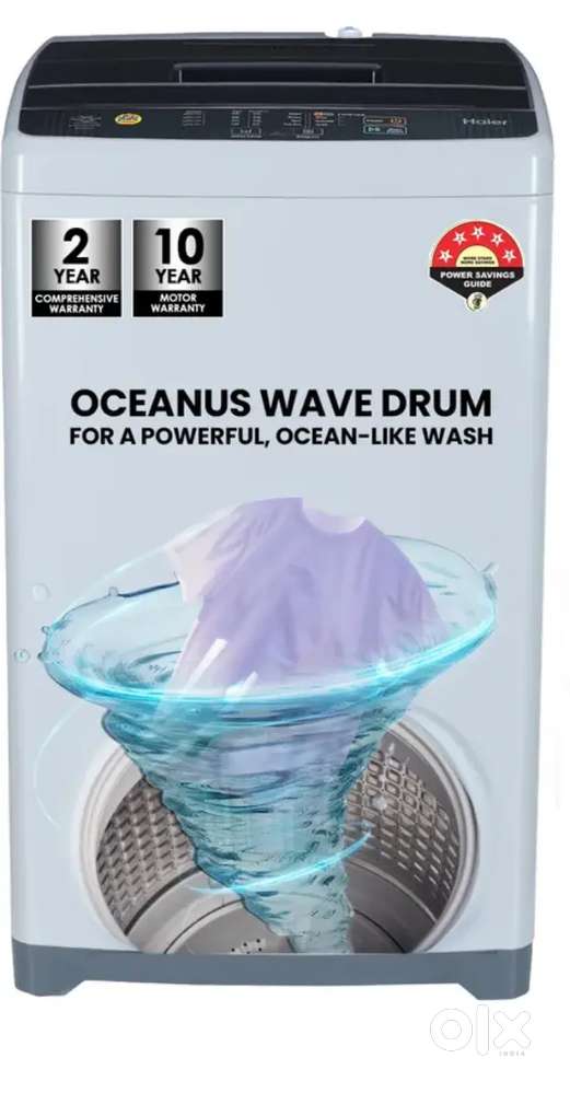 Haier 6.5 kg 5-Star Fully Automatic - Like New (1 Month Old)