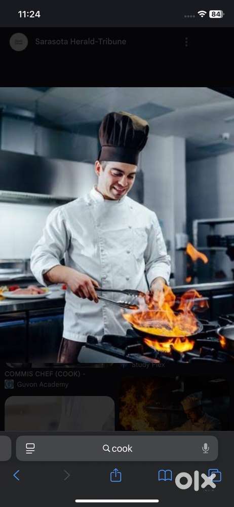 Urgently Need male cook for 8person 3times food