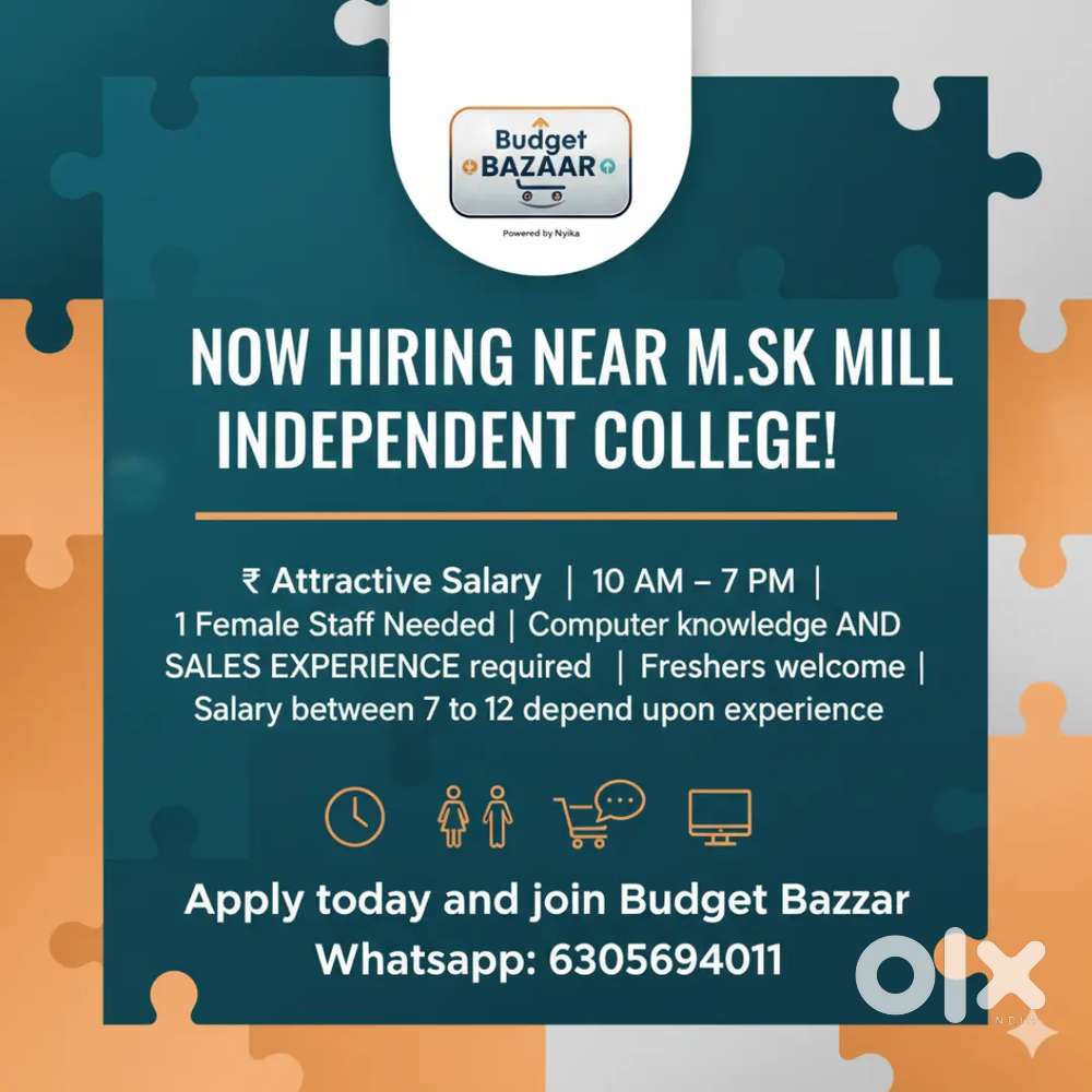 Job at budget bazaar