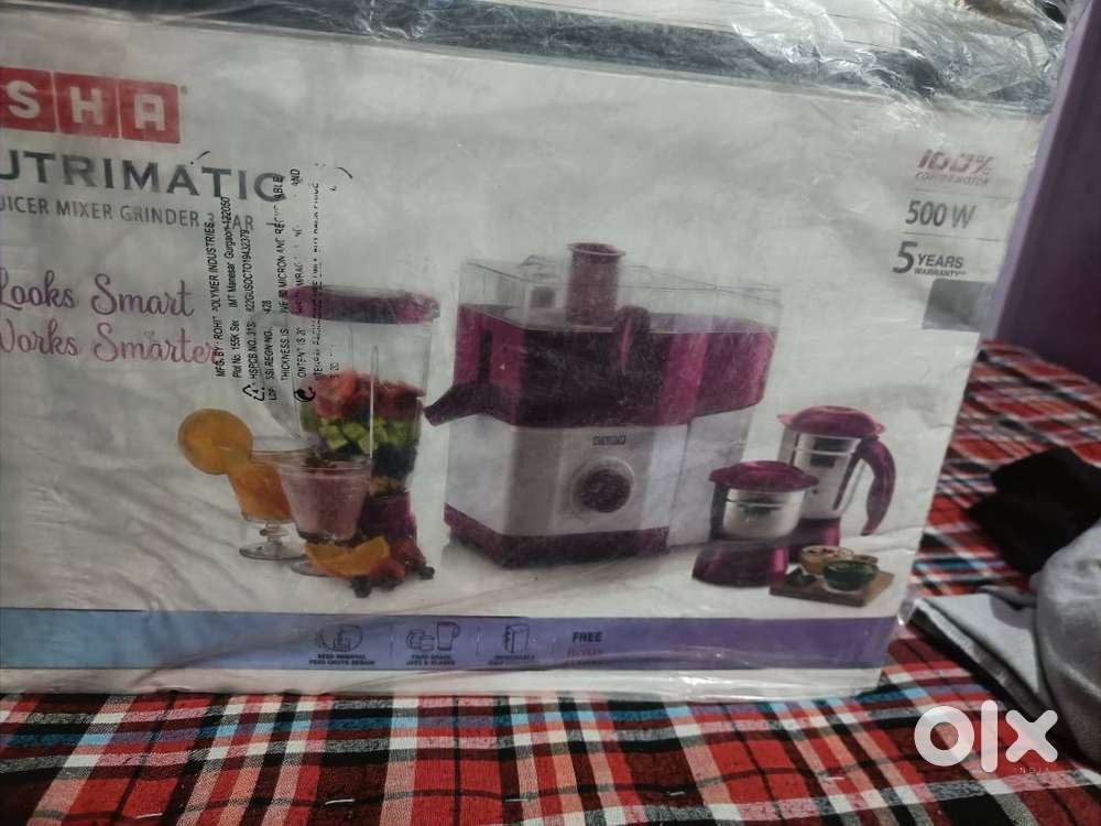 Usha nutrimatic juicer mixer grinder 3 jar