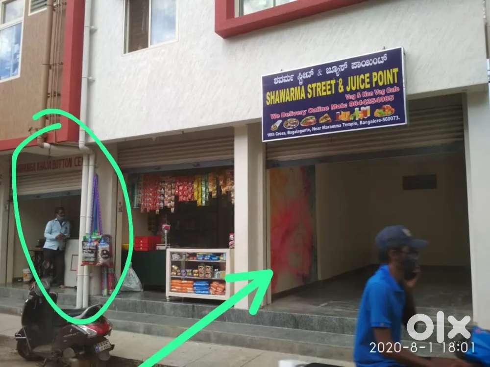Ready To Occupy Shop For Rent In Bagalakunte