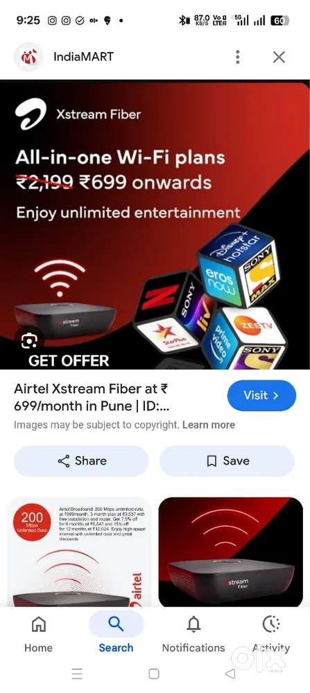 Airtel wifi without wire