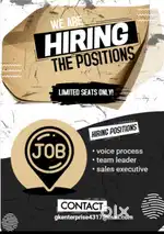 Urgent hiring for permanent job