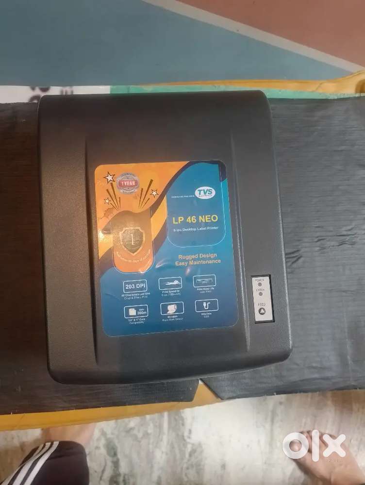 TVS Lp 46 NEO Label Printer ok condition