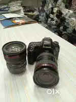 canon sixD..mark2 24/105 dual lens ..one battery 100% condition.
