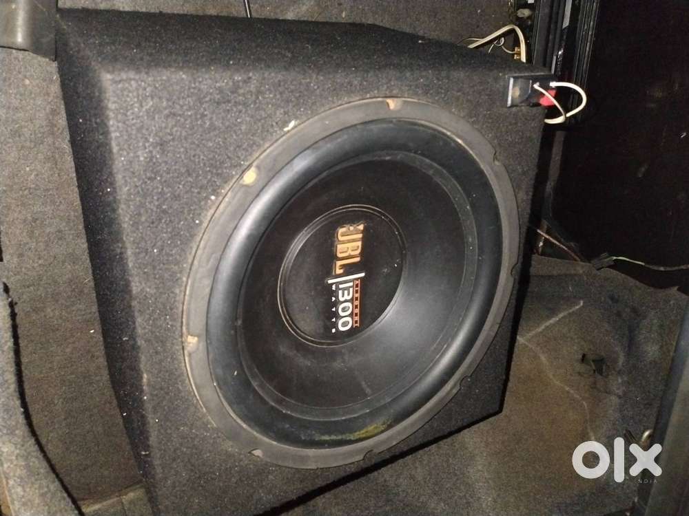 Jbl subwoofer and sony 2 channel amplifier