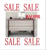 New Wooden designer reception table.