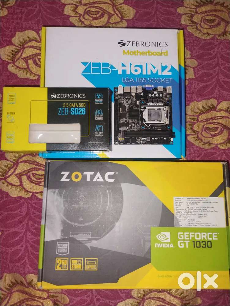 I5 3470S Cpu, H61 Motherboard, 8gb ddr3 ram, 250gb SSD