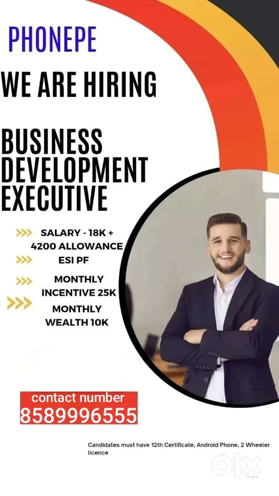 We need a business development executive welcome to our company