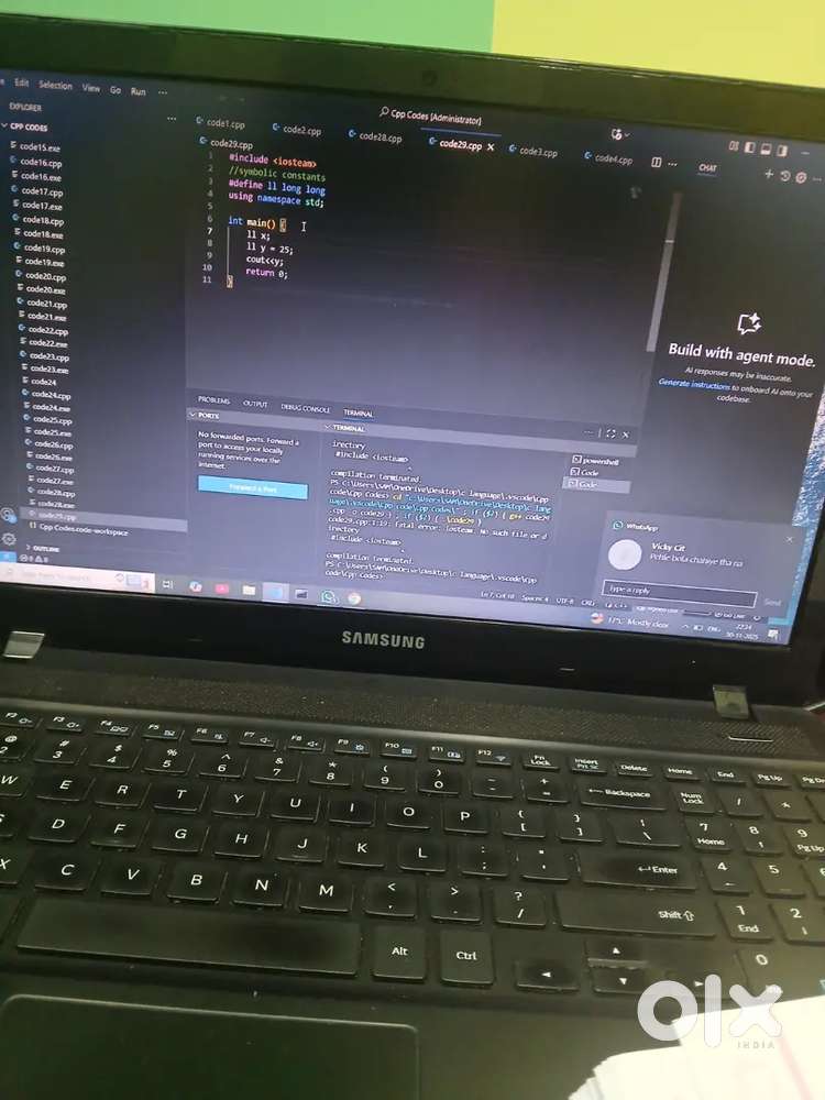 Samsung i7 window 11