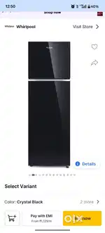 Whirlpool Double door refrigerator