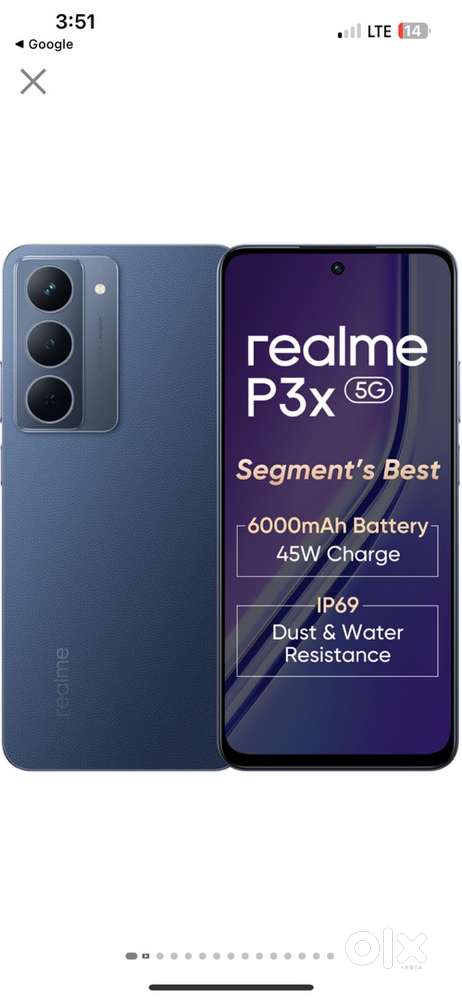 Realme p3x 8gb ram/128gb