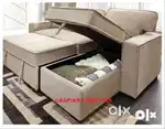 New L shape sofa cum bed with storage