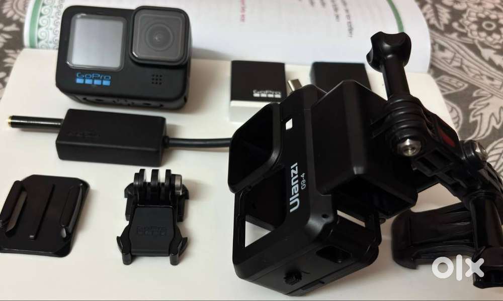 GoPro Hero 10 with moto vlogging accessories