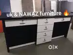 Office table office chair office counter & sofa 3 seater